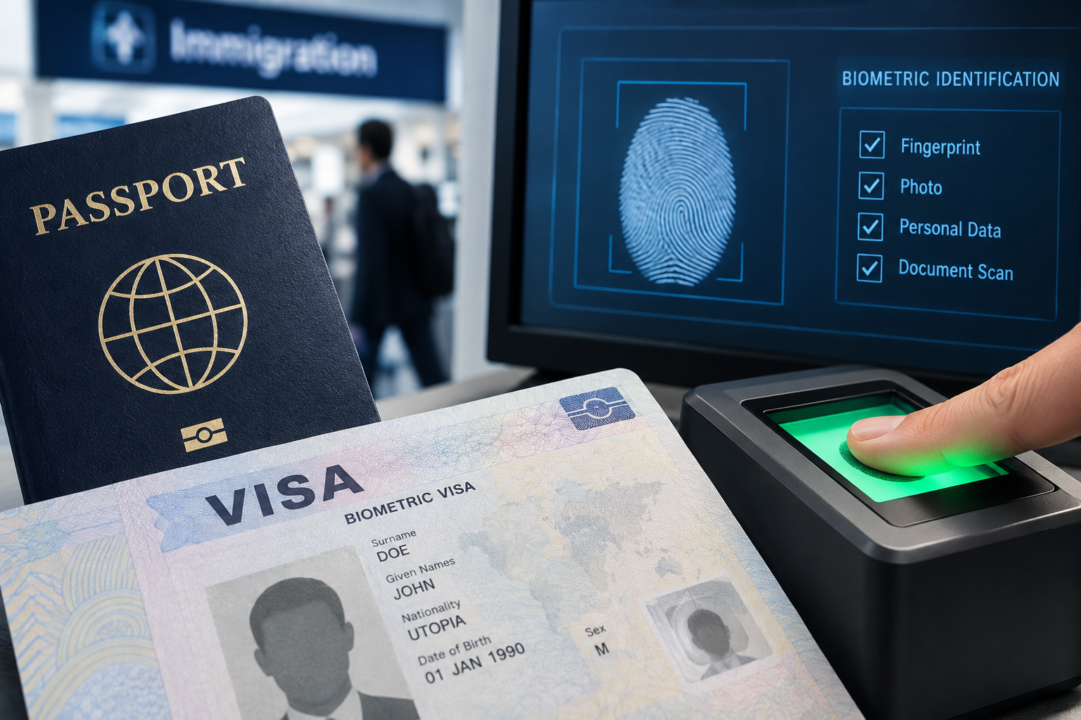 Biometrische Visa: Wie Technologie die Grenzkontrolle verändert