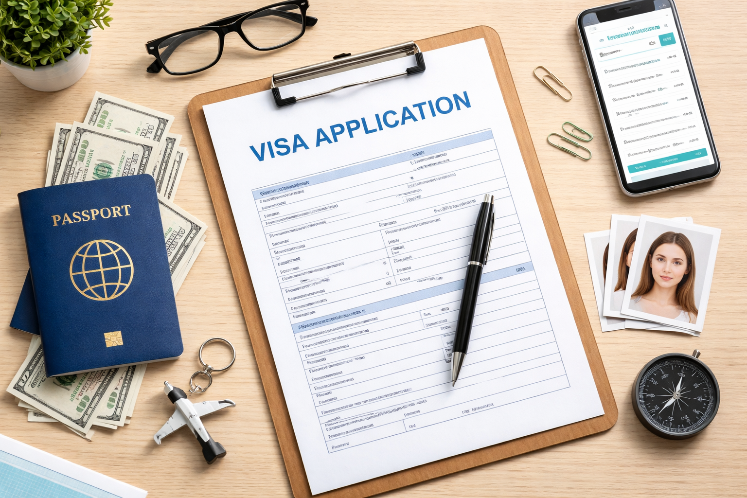 Welche Dokumente werden für die meisten Visaanträge benötigt?